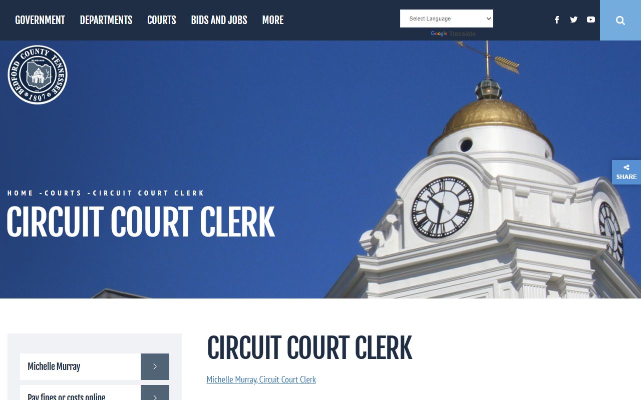 Shelbyville Criminal History court source