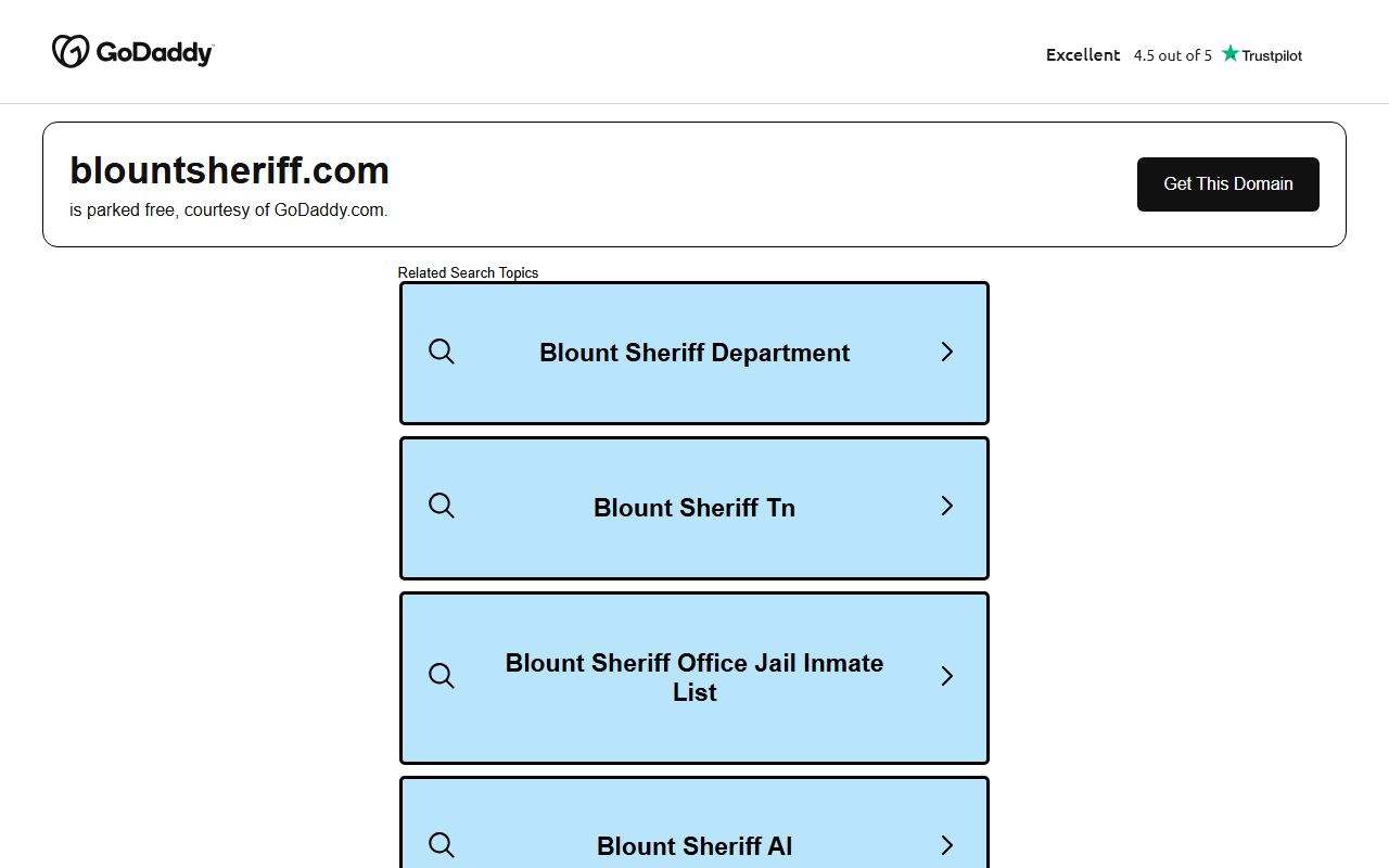 Blount County Criminal History circuit court source