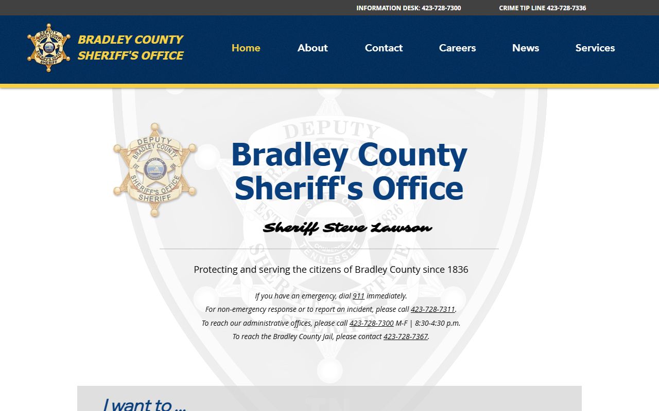 Bradley County Criminal History sheriff office source