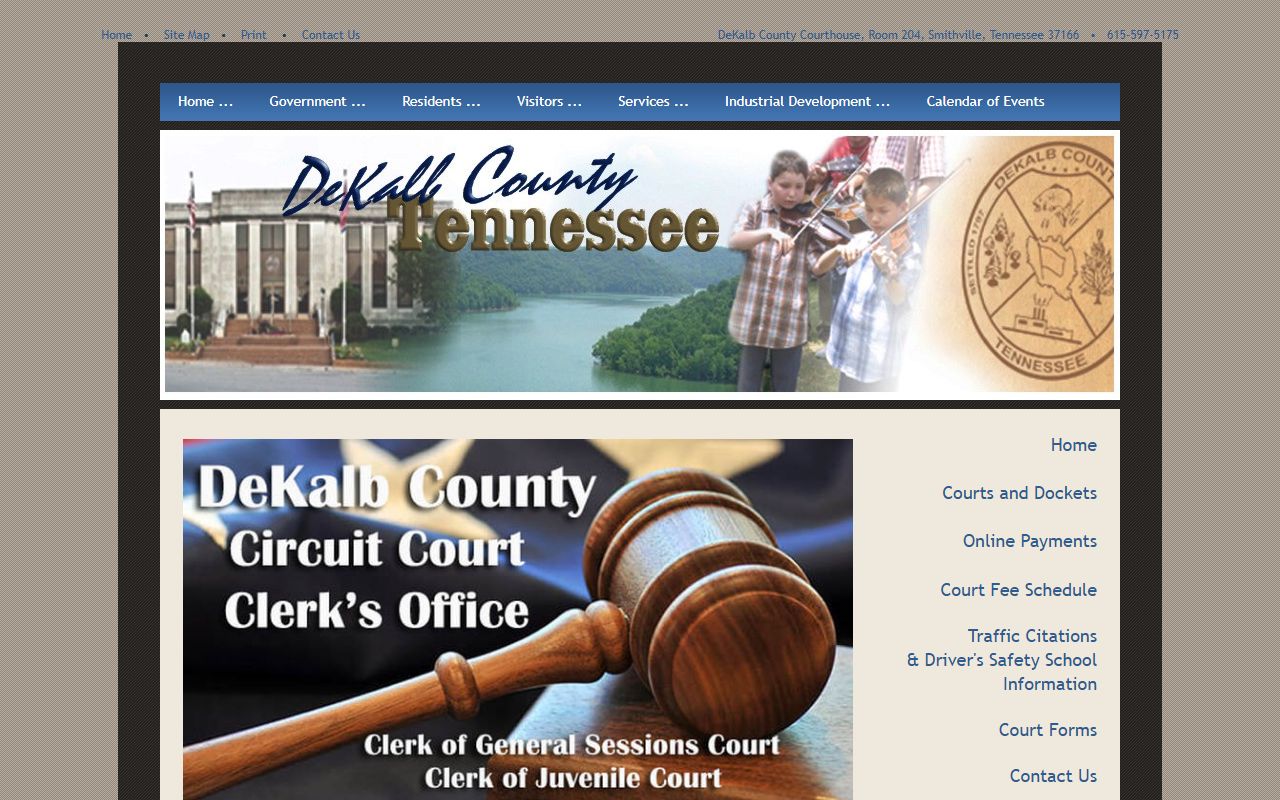 DeKalb County Criminal History court docket source