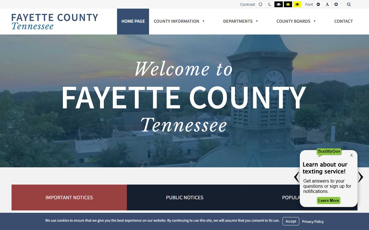 Fayette County Criminal History government records source