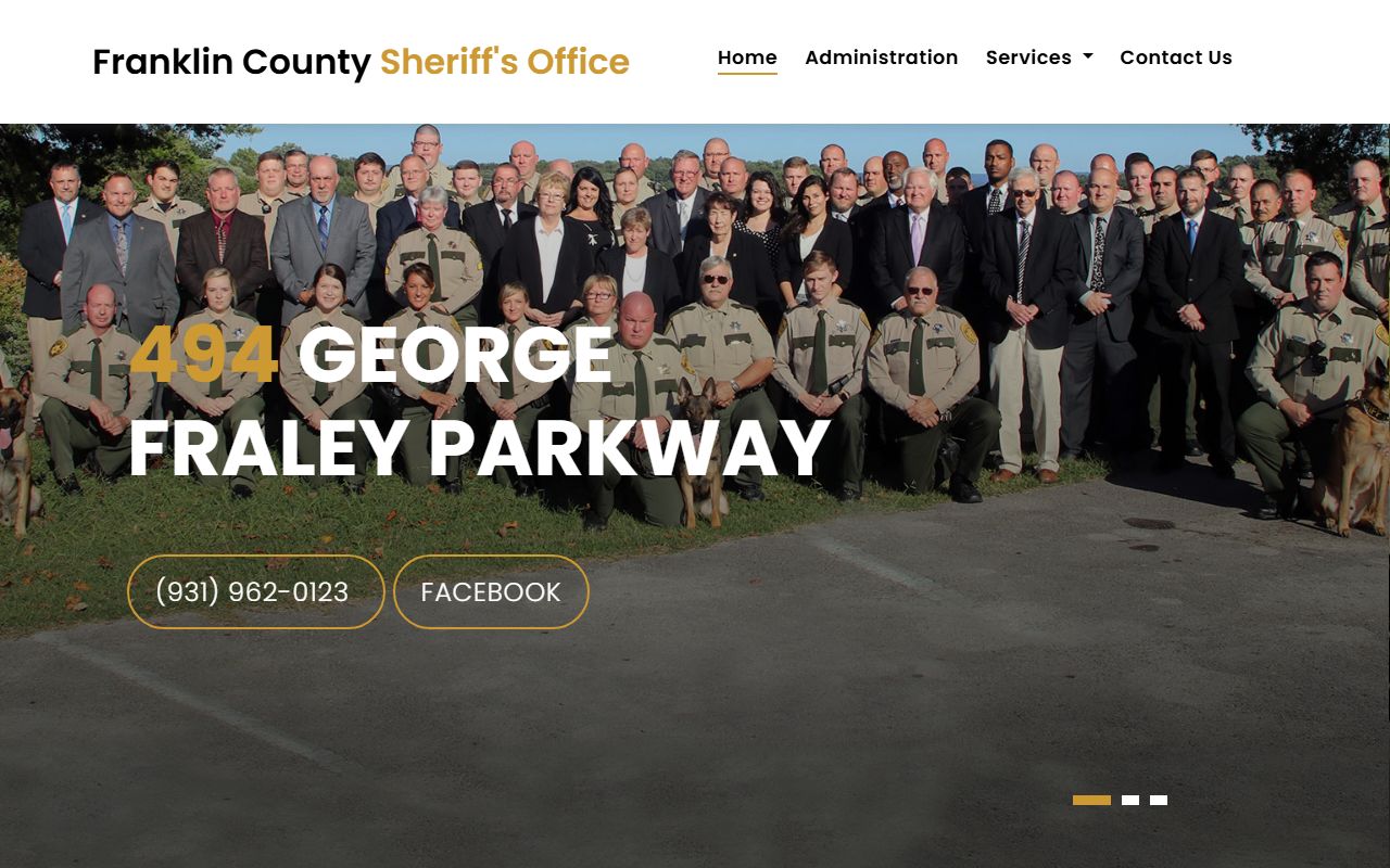 Franklin County Criminal History sheriff resources