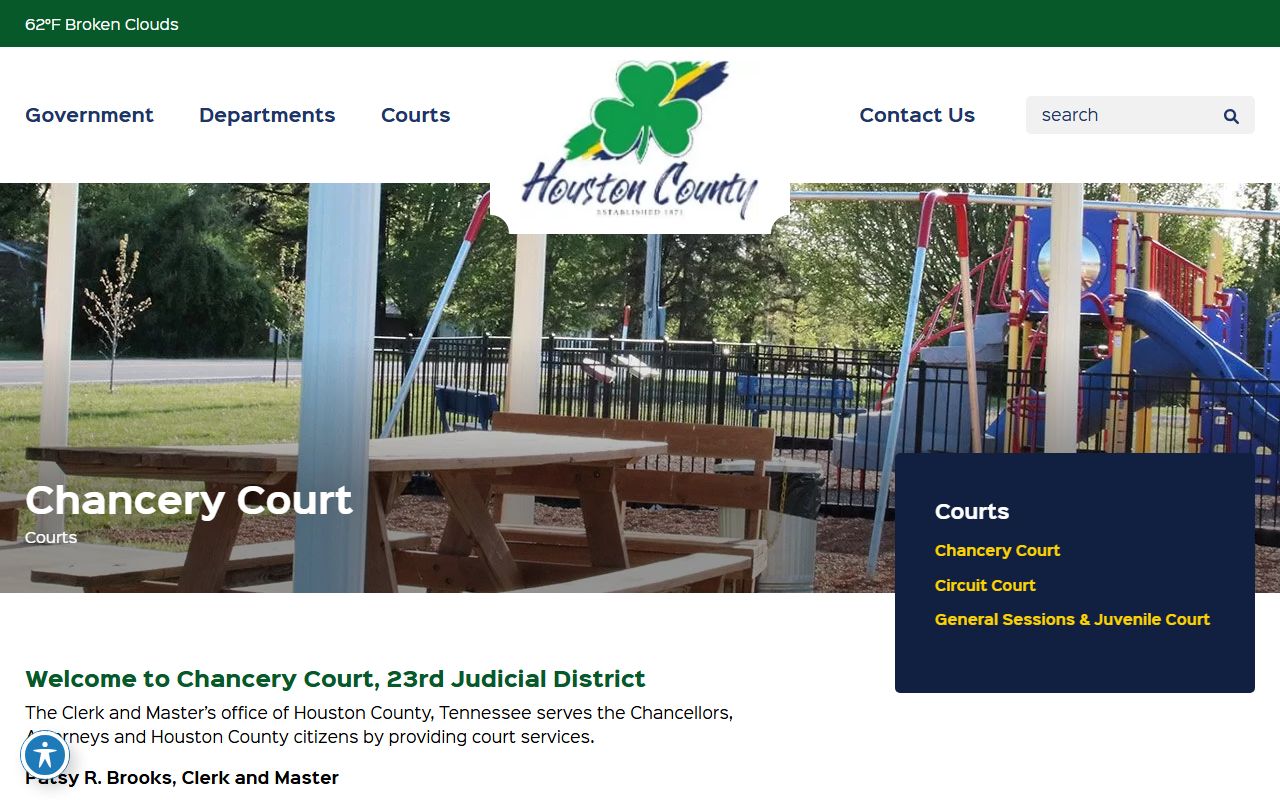 Houston County Criminal History chancery court resources