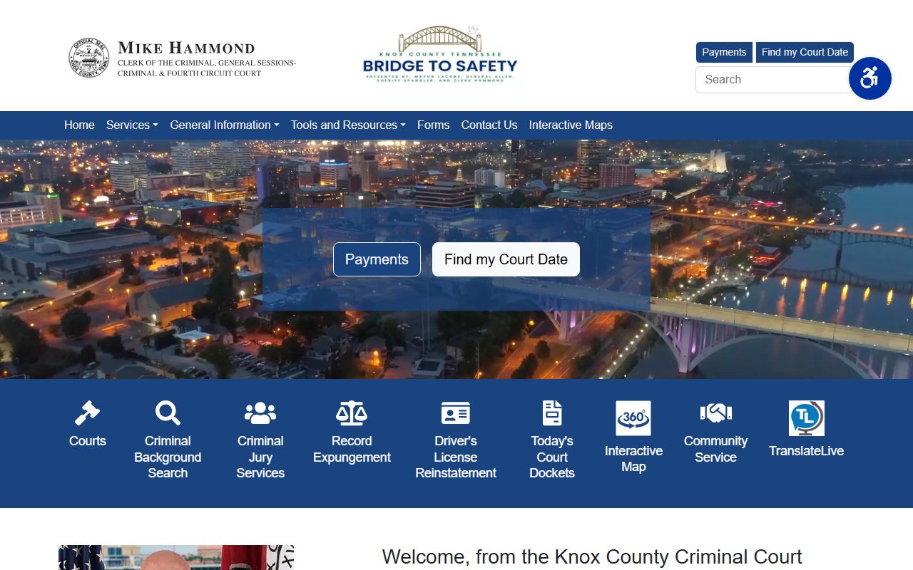 Knox County Criminal History criminal court resources