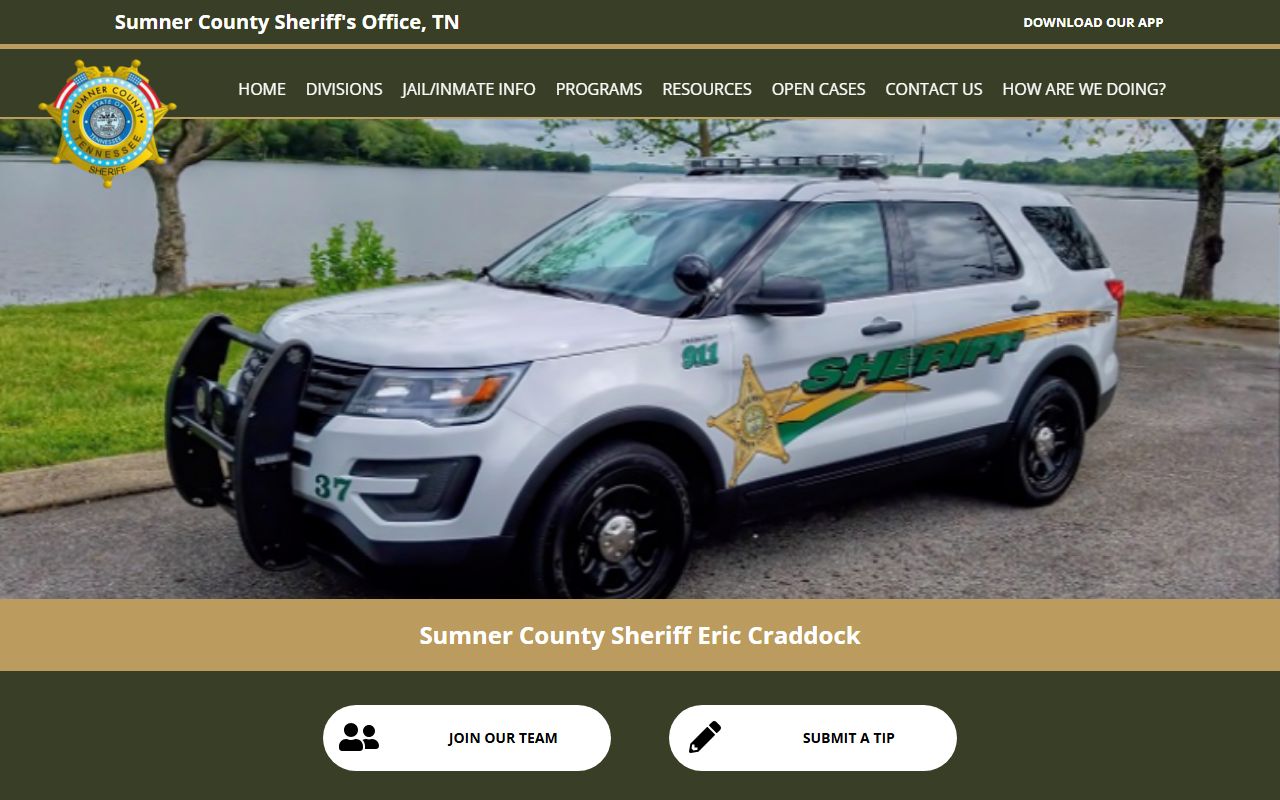 Sumner County Criminal History sheriff resources