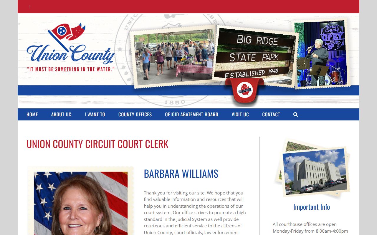 Union County Criminal History circuit court clerk